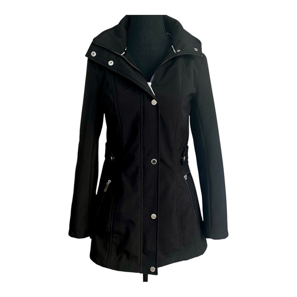 French Connection Women’s Hooded Jacket,Zip Up,Black, Size XS New Condition - Picture 1 of 8